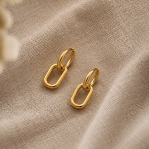 گوشواره دو حلقه - ZR-C03106